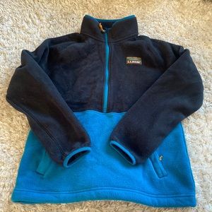 LL Bean pullover fleece